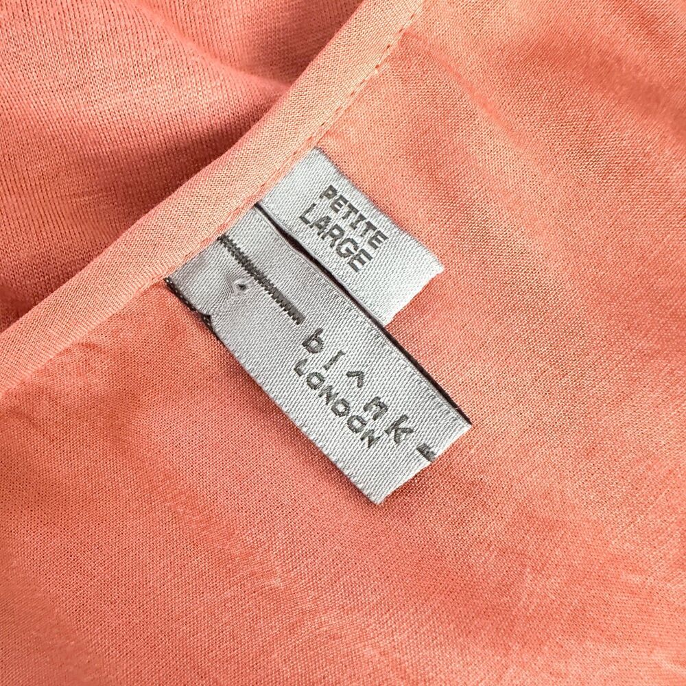 Blank London Anthropologie Top Women LP Pink Coral Embroidery Cottage Bohemian - Picture 3 of 8